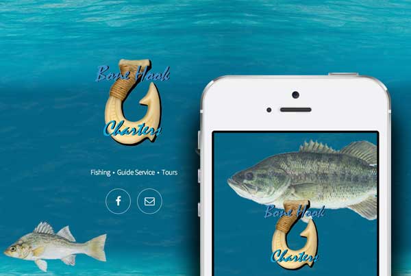 Fishing Charter Company Mobile Website